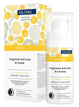 OLIVAL atstatomasis veido kremas, 50 ml