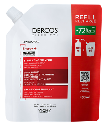 VICHY Dercos Energy+ šampūnas, 400 ml