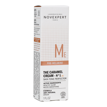 NOVEXPERT  The Caramel Cream Ivory Nr.1 Pro Melanine BB veido kremas, 30 ml