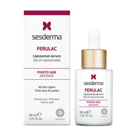SESDERMA Ferulac Liposomal, mišriai ir riebiai odai serumas, 30 ml