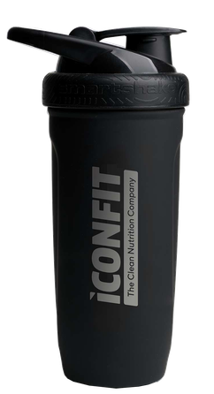 ICONFIT Reforce Stainless Steel 900ml Black plaktuvas, 1 vnt.