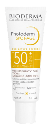 BIODERMA Photoderm SPOT-AGE SPF 50+ apsauginis kremas nuo saulės, 40 ml