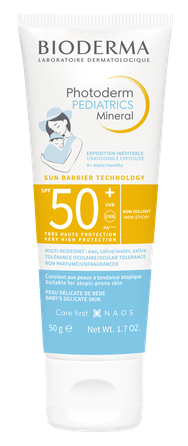 BIODERMA  Photoderm SPF 50+ kūdikiams skirtas apsauginis kremas nuo saulės, 50 g