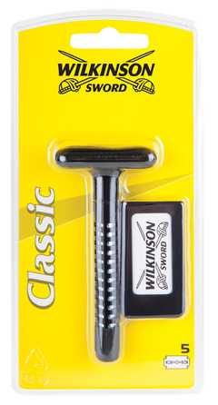 WILKINSON SWORD Double Edge 5 ašmenys + skustuvas, 1 vnt.
