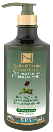 HEALTH&BEAUTY Dead Sea Minerals Olive Oil & Honey šampūnas, 780 ml