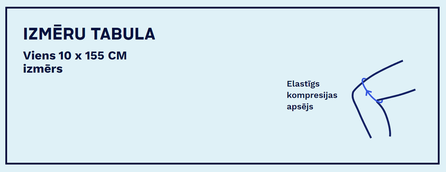 PULSAAR Black Elastic tvarstis, 1 vnt.