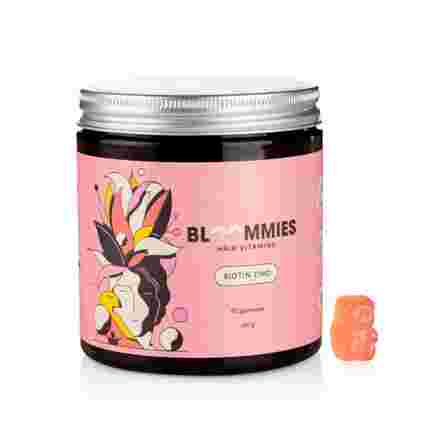 BLOOMMIES Vitaminai Plaukams guminukai-meškiukai, 60 vnt.