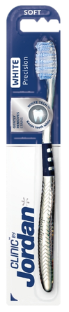 JORDAN Clinic Precision White Soft dantų šepetėlis, 1 vnt.