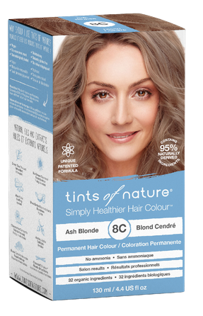 TINTS OF NATURE T8C Ash Blonde plaukų dažai, 130 ml