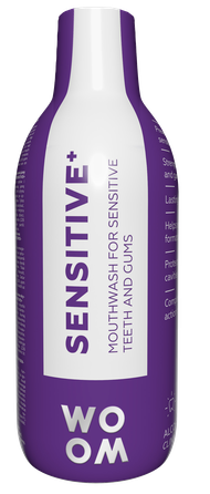 WOOM Sensitive burnos skalavimo  burnos skalavimo skystis, 500 ml