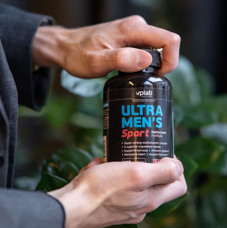 VPLAB multivitaminų formulė vyrams,  kapletės, 90 vnt.
