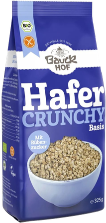 BAUCK HOF ekologišk traškūs avižų dribsniai, 325 g
