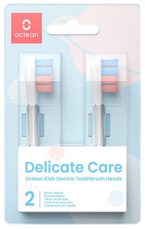 OCLEAN Electric Kids elektrinių dantų šepetėlių galvutės, 2 vnt.