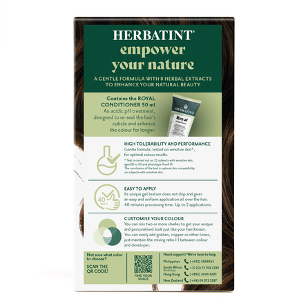 HERBATINT 4D Golden Chestnut plaukų dažai, 170 ml