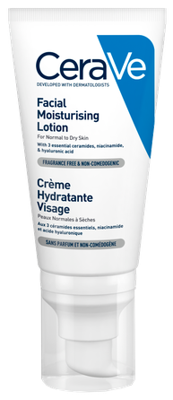 CERAVE Moisturising veido kremas, 52 ml