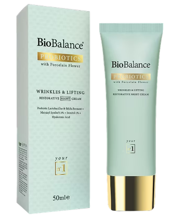 BIOBALANCE Probiotics Night veido kremas, 50 ml