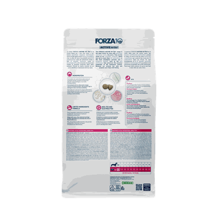 FORZA10 Active VetDiet Intestinal Mini/Toy sausas pašaras, 1.5 kg