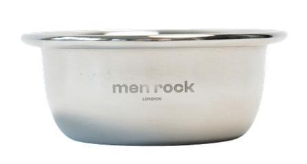 MEN ROCK Stainless Steel skutimosi dubenėlis, 1 vnt.