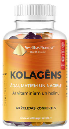 VESELĪBAS PIRAMĪDA  odai plaukams, nagams, kaulams guminukai, 60 vnt.