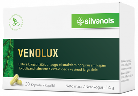 VENOLUX Venolux kapsulės, 30 vnt.
