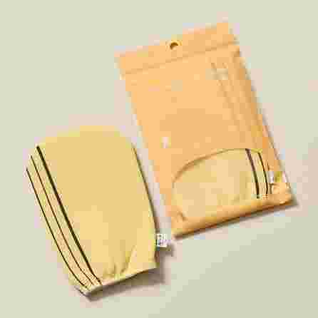 PURABLE Exfoliating Bath Glove šveičiamoji pirštinė, 1 vnt.