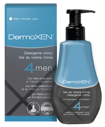 DERMOXEN 4 Men prausiklis intymiai zonai, 125 ml