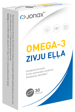 JONAX Omega-3  kapsulės, 30 vnt.