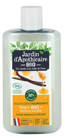 JARDIN D'APOTHICAIRE Ekologiškų migdolų - vanilės dušo kremas, 250 ml