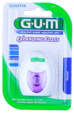 GUM Expanding 30 m dantų siūlas, 1 vnt.