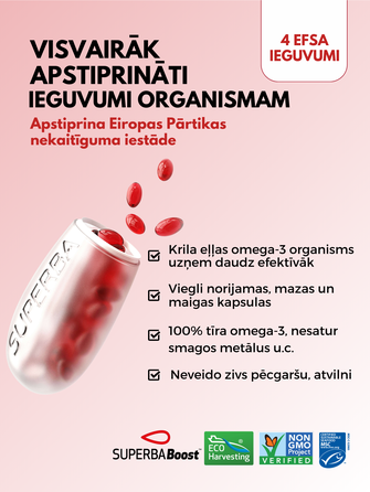 LYL Krill Oil Superba BOOST kapsulės, 30 vnt.