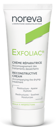 NOREVA Exfoliac Reconstructive veido kremas, 40 ml