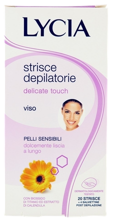 LYCIA Delicate Touch depiliacinės vaško juostelės, 20 vnt.