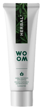 WOOM Herbal+ dantų pasta, 75 ml