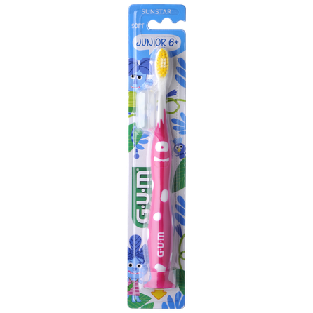 GUM Junior 6+ dantų šepetėlis, 1 vnt.