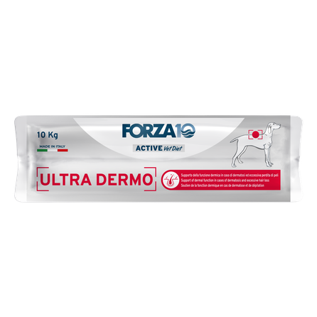 FORZA10  Active VetDiet Ultra Dermo, suaugusiems šunims sausas pašaras, 10 kg
