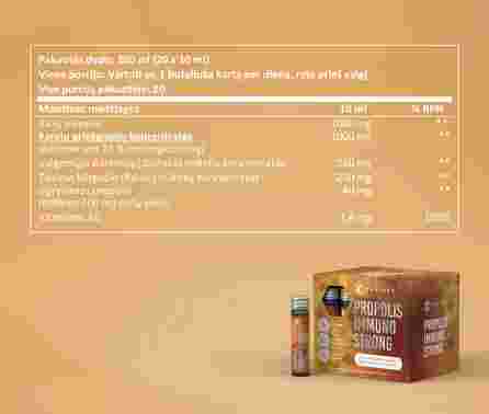 SAPIENS Propolis Immuno Strong ampulės, 10 ml