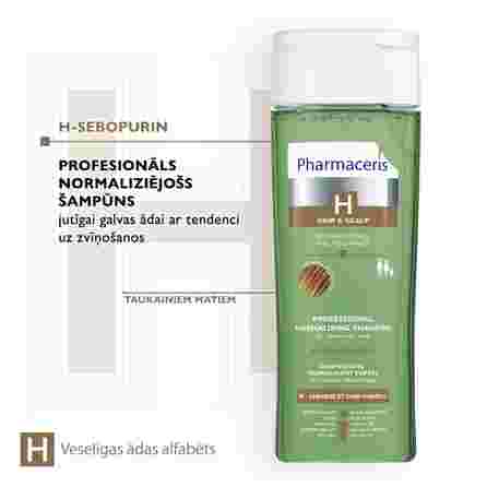 PHARMACERIS H-SEBOPURIN šampūnas, 250 ml