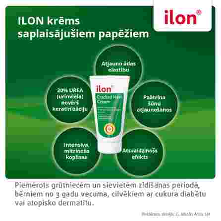 ILON Cracked Heel pėdų kremas, 75 ml
