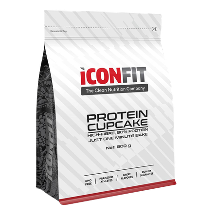 ICONFIT Protein Cupcake Mix šokolado skonio mišinys, 800 g
