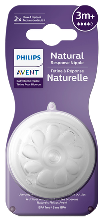PHILIPS Avent Natural Response 3m+ čiulptukas, 2 vnt.