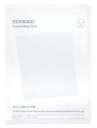 MIXSOON Centella 25g audinių veido kaukė, 5 vnt.