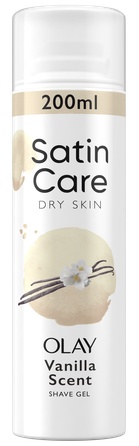 GILLETTE Satin Care Dry Skin Olay Vanilla Cashmere skutimosi gelis, 200 ml