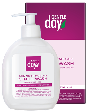 GENTLE DAY Intimate And Body prausiklis intymiai zonai, 250 ml