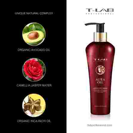 T-LAB Aura Oil Absolute Wash dušo gelis, 300 ml