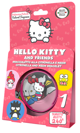 BRAND ITALIA Hello Kitty  nuo uodų atbaidanti apyrankė, 1 vnt.