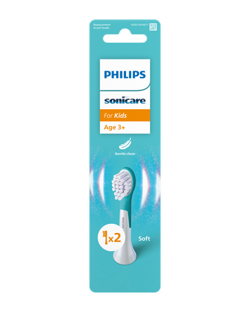 PHILIPS (nuo 3 metų) Sonicare KIDS HX6032/90 elektrinių dantų šepetėlių galvutės, 2 vnt.