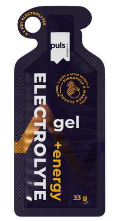 PULS NUTRITION ananasų-mangų skonio gelis, 33 g