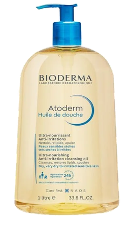 BIODERMA Atoderm dušo aliejus, 1000 ml