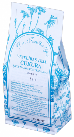DR.TEREŠKO gliukozės apykaitai palaikyti biri arbata, 57 g