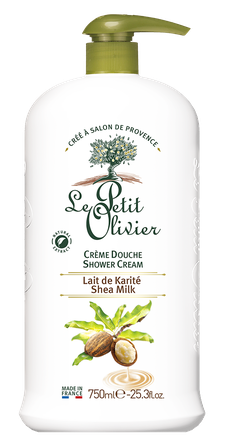 LE PETIT OLIVIER Shea Milk dušo kremas, 750 ml